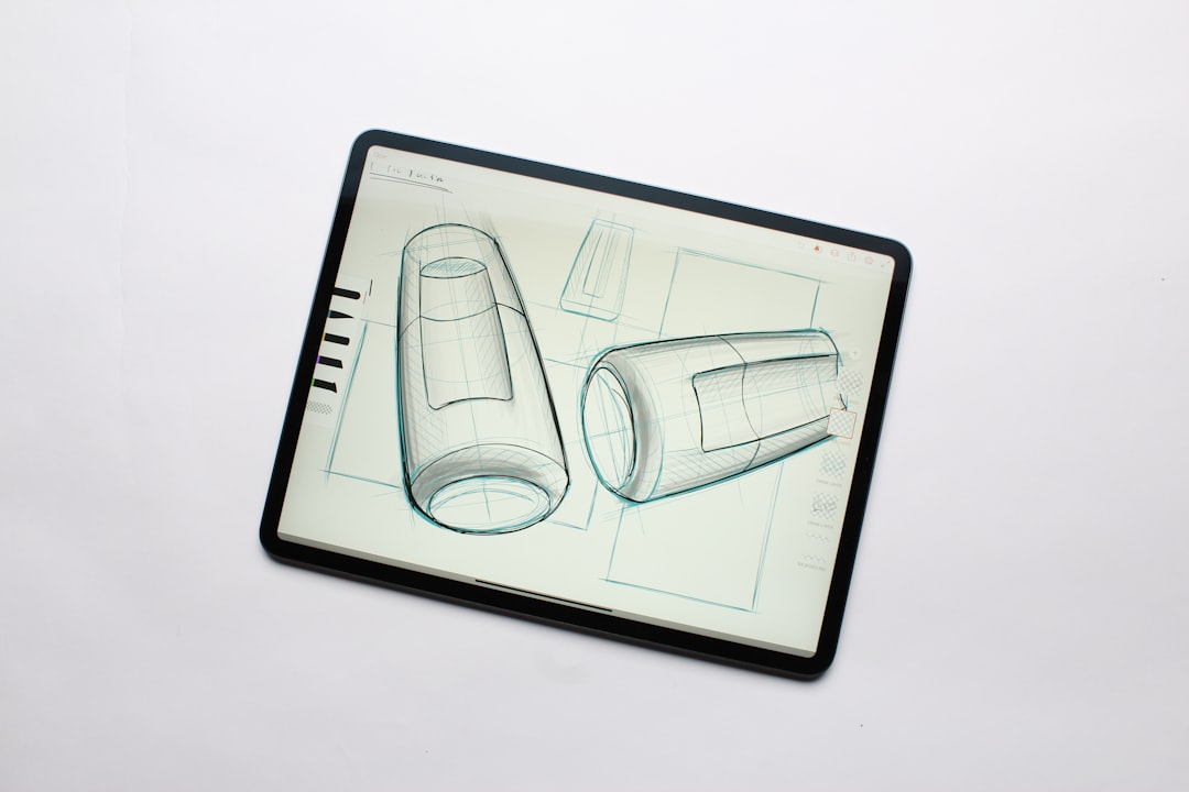 Rapid concept sketch of an unidentified product.